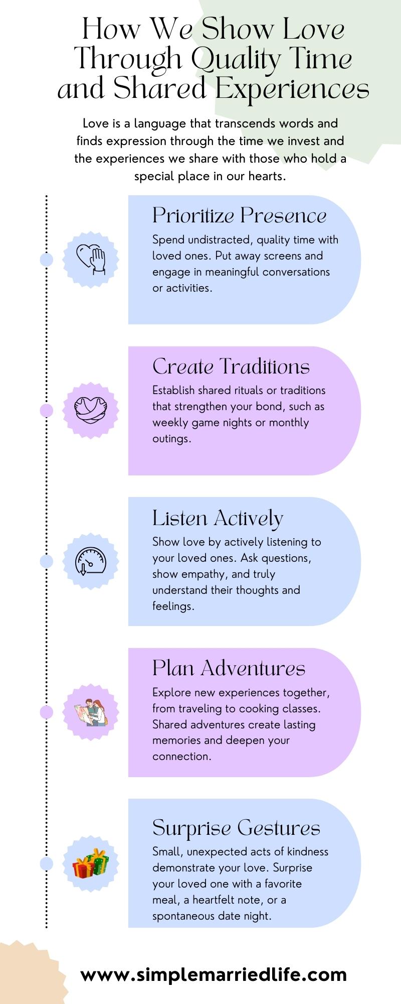 couple quality time tips infographic