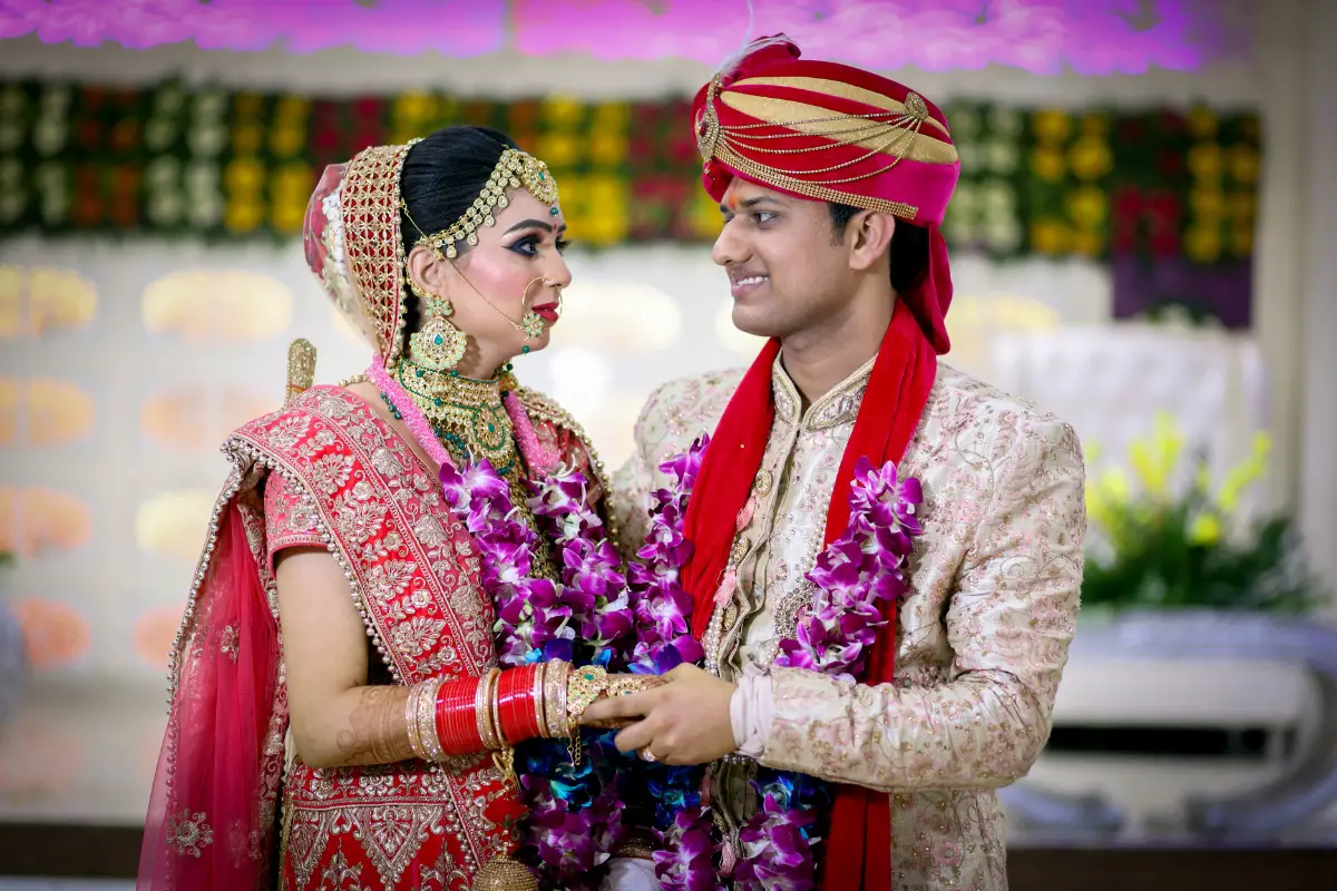 indian arrange marriage couple